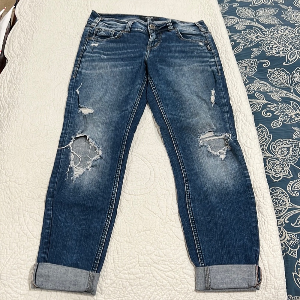 Silver Jeans Suki mid Skinny Super Stretch jeans W29 x L27 1/2”